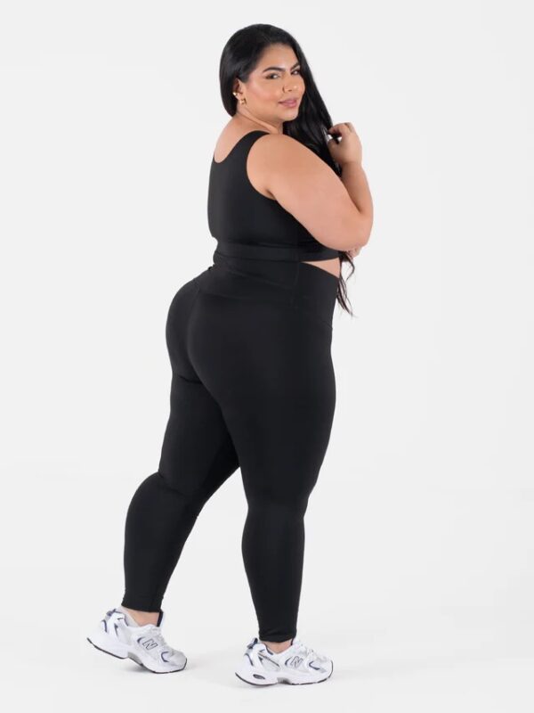 Black Leggins Set Talla Plus